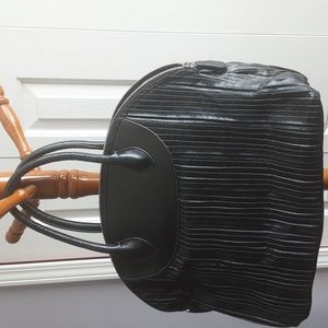 Shoulder Suede & co black bag purse.